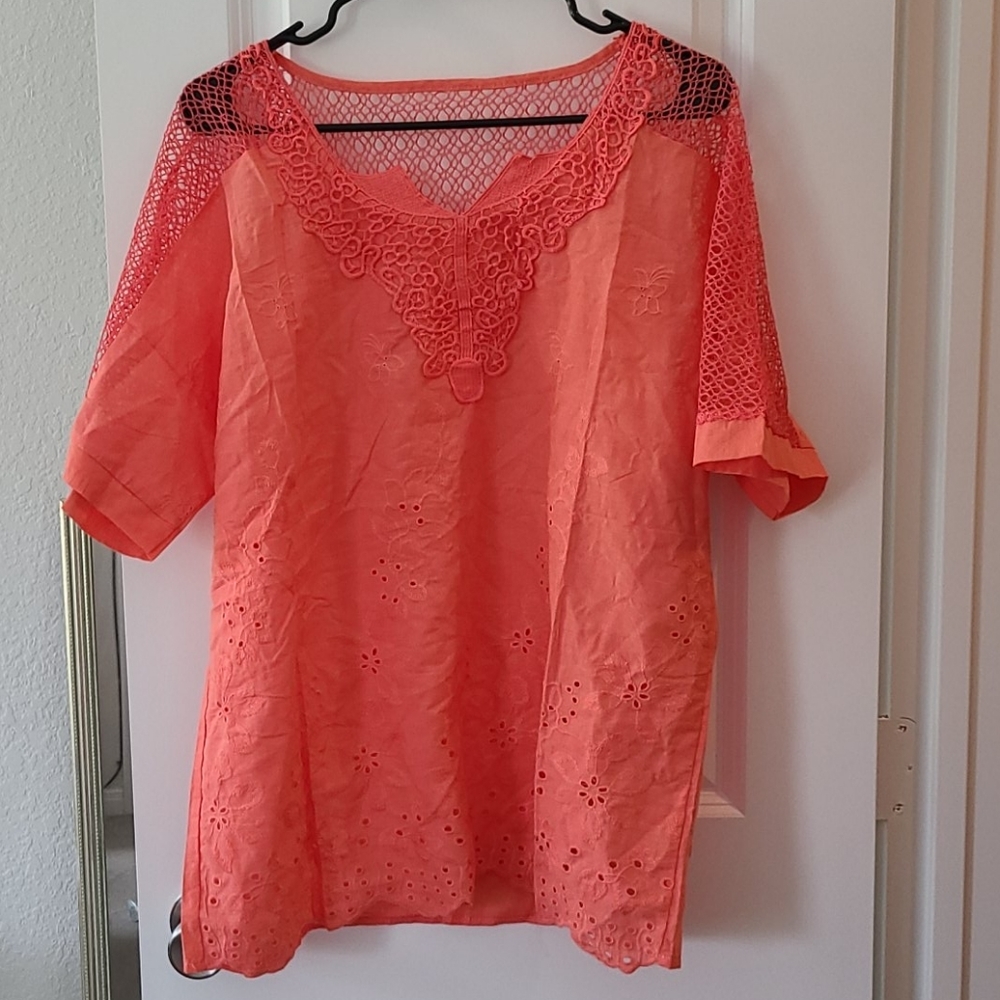 Feminine Plus Size XXL Blouse
